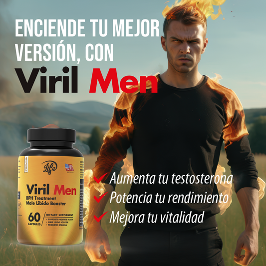 Viril Men, para recuperar la confianza en ti mismo, revitalizar tu rendimiento íntimo y disfrutar de relaciones plenas sin limitaciones