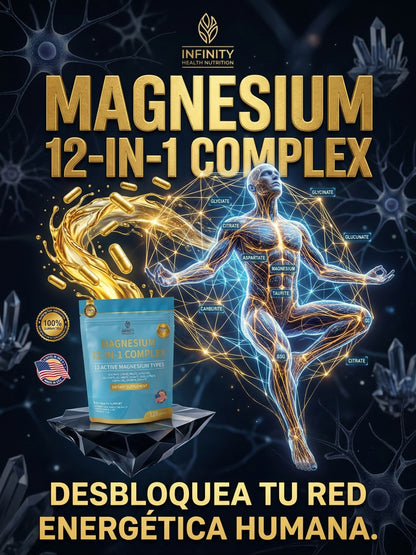 Magnesio 12 en 1 Complex 120 Cápsulas