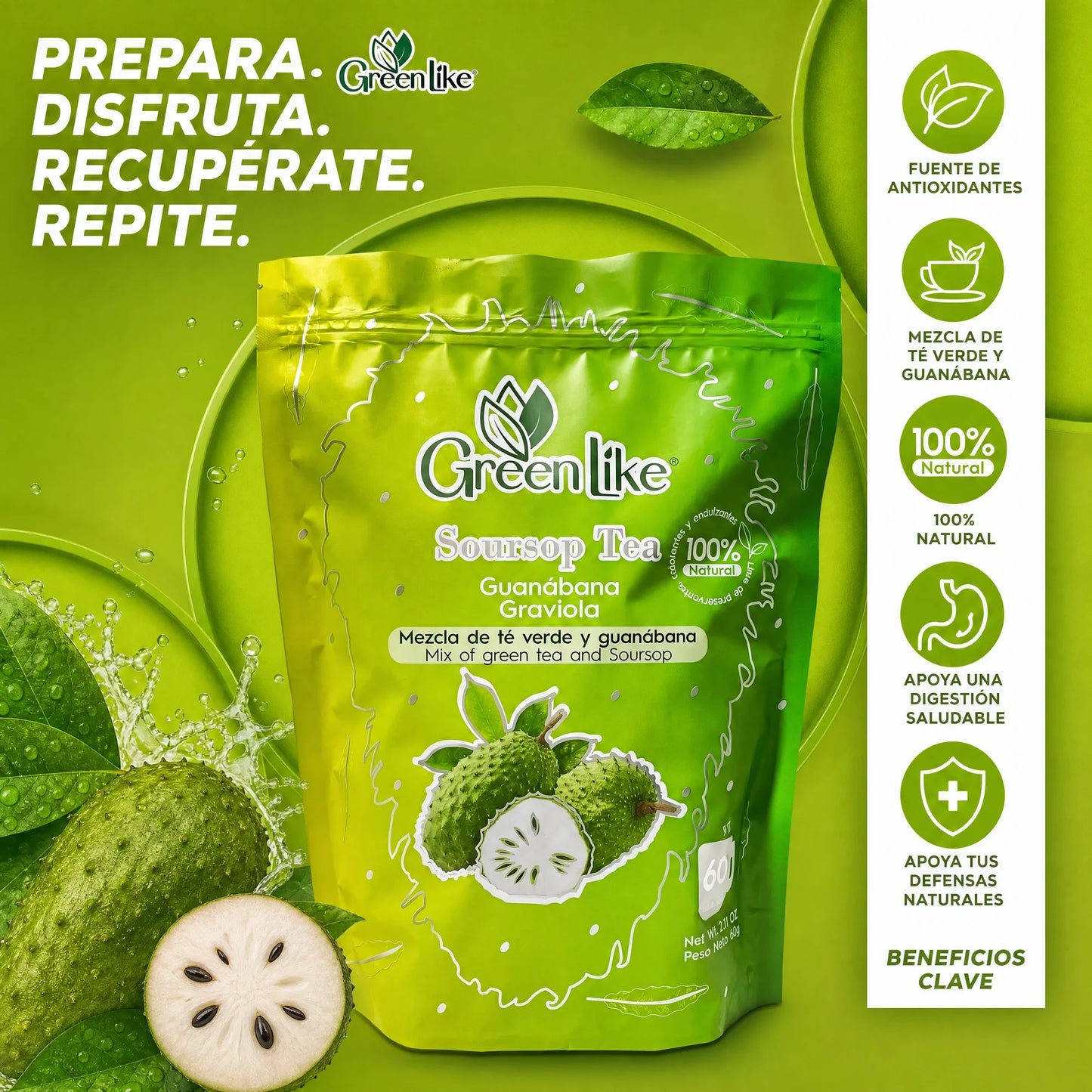 SOUR SOP TEA DE GUANÁBANA