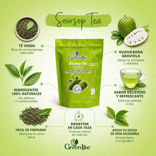 SOUR SOP TEA DE GUANÁBANA