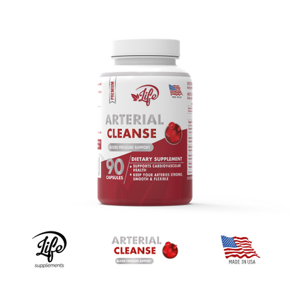 Arterial Cleanse, para mantener arterias limpias y flexibles, reducir el colesterol y apoyar la presión arterial normal