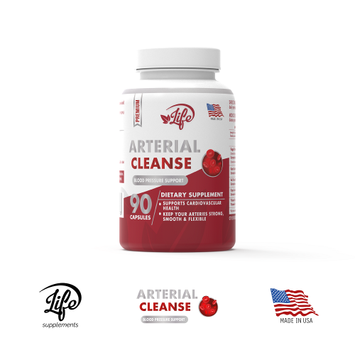 Arterial Cleanse, para mantener arterias limpias y flexibles, reducir el colesterol y apoyar la presión arterial normal