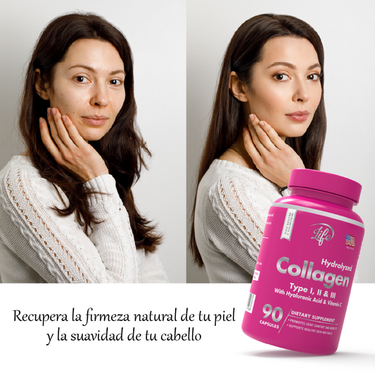 Hydrolyzed Collagen, para rejuvenecer tu piel, fortalecer huesos y articulaciones, y mantener un cabello radiante