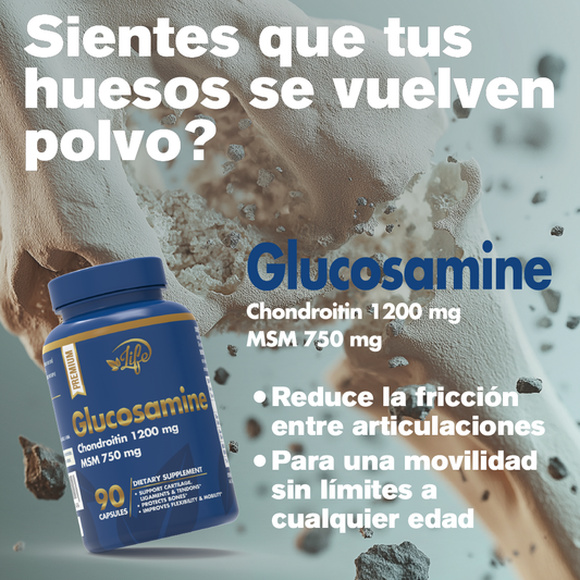 Glucosamine, para cuidar cartílagos, ligamentos y tendones, proteger tus huesos y mejorar tu flexibilidad y movilidad