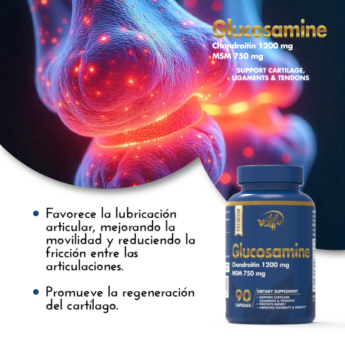 Glucosamine, para cuidar cartílagos, ligamentos y tendones, proteger tus huesos y mejorar tu flexibilidad y movilidad