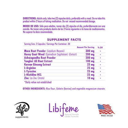 Libifeme, para potenciar tu energía, mejorar tu salud sexual y elevar tu vitalidad