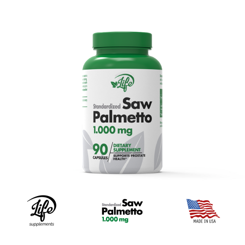 Standardized Saw Palmetto 1.000 mg, para cuidar tu próstata y mejorar tu función urinaria