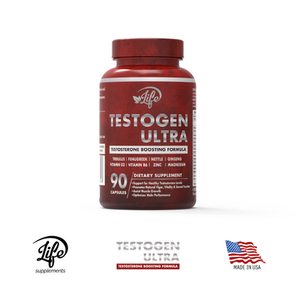 Testogen Ultra, para aumentar naturalmente tus niveles de testosterona, potenciar tu energía y maximizar tu rendimiento físico y mental