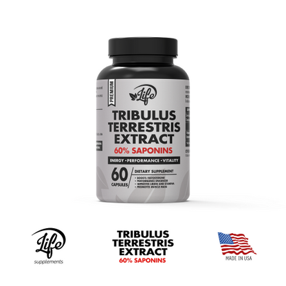 Tribulus Terrestris Extract, para potenciar tu energía, rendimiento físico y vitalidad masculina de forma natural, optimizando tus niveles hormonales