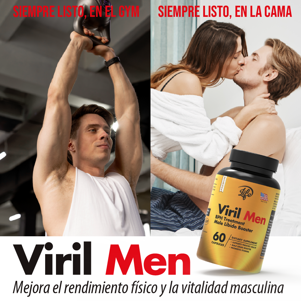 Viril Men, para recuperar la confianza en ti mismo, revitalizar tu rendimiento íntimo y disfrutar de relaciones plenas sin limitaciones