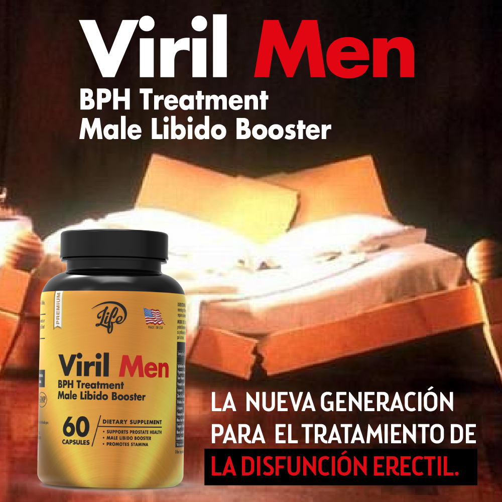 Viril Men, para recuperar la confianza en ti mismo, revitalizar tu rendimiento íntimo y disfrutar de relaciones plenas sin limitaciones