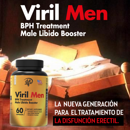 Viril Men, para recuperar la confianza en ti mismo, revitalizar tu rendimiento íntimo y disfrutar de relaciones plenas sin limitaciones