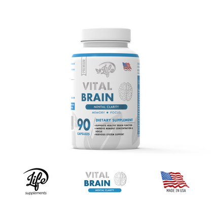 Vital Brain, para maximizar tu claridad mental, potenciar tu memoria y mantener tu cerebro en óptimo rendimiento a cualquier edad